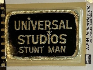 Vintage Universal Studios Stunt Man Aufnäher - Bild 1 von 4