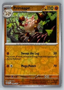 Pokemon Surging Sparks #099/191 Primeape Reverse Holo - Picture 1 of 2