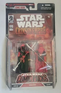 NEW STAR WARS COMIC PACKS CRIMSON EMPIRE #6 CARTER JAX & KIR KANOS FIGURES! B81 - Picture 1 of 2