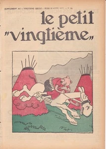 PETIT VINGTIèME/XXème 1934 n° 15 HERGé POPOL VIRGINIE AU FAR WEST TBE* - Imagen 1 de 1