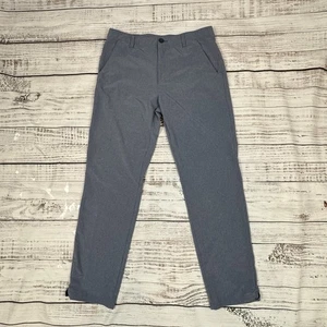 Oakley Pantalone Golf 33x32 Uomo Grigio Blu Flat Front Leggero Elasticizzato Performance - Foto 1 di 9