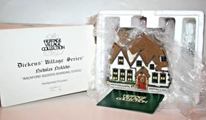 Departamento 56 Dickens Village Wackford Squeers internado Nicholas Nickleby Nuevo de Lote Antiguo - Imagen 1 de 6