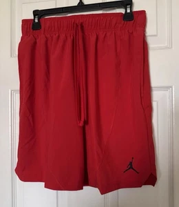 Jordan Team Mens Large Dri-FIT 6” Training Shorts Team Red/Black DQ7902-694 - Picture 1 of 8