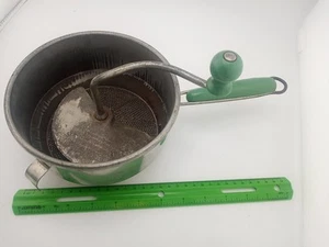 Vintage Foley Küchenmühle Metall Handverarbeitung Obst Gemüse Stampfer Einmachen Reibe - Bild 1 von 6