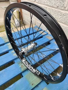 Mankind BMX FRONT Wheel - Black / Chrome  - Picture 1 of 3