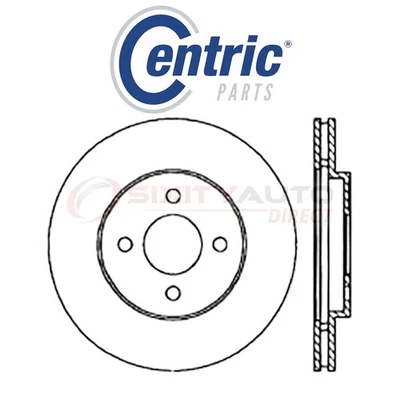 Centric C-TEK Disc Brake Rotor for 1984-1985 Plymouth Voyager 2.2L 2.6L L4 - vp Foto 1 de 4