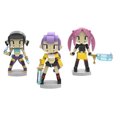LITTLEDRAGONER MOC KPop Demon Hunters Rumi Mira Zoey Model Figures Building Set for Collectors