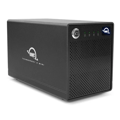 OWC ThunderBay 4 mini, 2.5" 4-Bay Gehäuse, TB2 Raid 5  Softraid XT  OWCTB4MSR0GB - Bild 1 von 4