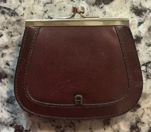 Cartera Etienne Aigner Vintage Doble Bolsillo Cambio ¡En Perfecto Estado! 80’s - Imagen 1 de 4