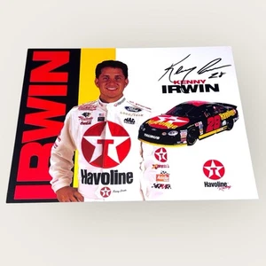 Kenny Irwin 1998 TEXACO FORD #28 VINTAGE NASCAR WINSTON CUP autographed photo - Picture 1 of 2