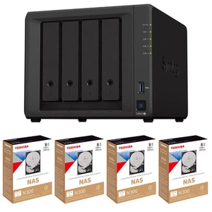 Synology DiskStation DS923+ 4-Bay NAS Enclosure w/4x N300 8TB Internal HDD - Picture 1 of 10