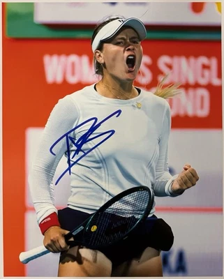 Foto 8x10 autografiada/firmada por Peyton Stearns tenis EE. UU. WTA STAR ¡Prueba exacta! Foto 1 de 3