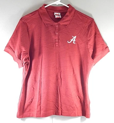 Camisa Polo Alabama Crimson Tide Emitida por el Equipo Nike Borgoña Juvenil Damas Mediana Foto 1 de 2