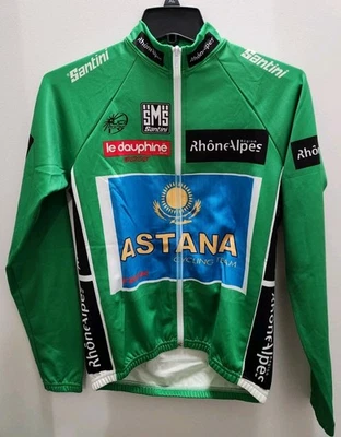 Camiseta deportiva de ciclismo SMS Santini 2008 Dauphine Libere Leader - Levi Leipheimer Foto 1 de 4