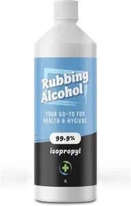 Rubbing Alcohol 1L 99% Pure Isopropanol IPA for Cleaning 1 l (Pack of 1) - Picture 1 of 8