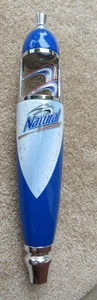 Natural Light Beer See Through Tap Handle Bar Pub Style Very Good Cond Lg Heavy - Picture 1 of 10