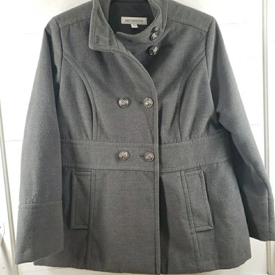 Abrigo Liz Claiborne Mujer 5 Botones Guisante Talla XL Foto 1 de 4