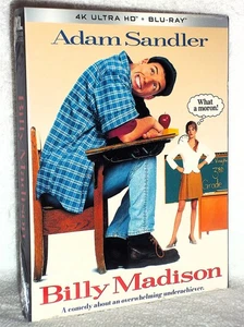 Billy Madison (4K/Blu-ray, 2025) NEW Adam Sandler Darren McGavin school comedy - Picture 1 of 6