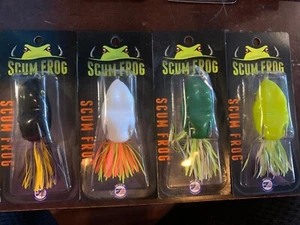 SCUM FROG 'scum frog' frog bait/lure - sunburst/black/green/chartreuse NEW! - Picture 1 of 9