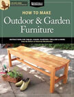 How to Make Outdoor and Garden Furniture : Instructions for Table