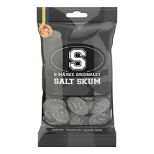 6 x 70 g S-Märke sel skum bonbons personnes liqourice sacs à bonbons