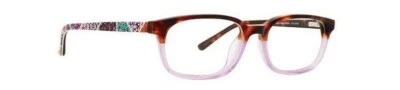 Marco de gafas Vera Bradley Skye moderno Medley nuevo tamaño pequeño 47-15-130 Foto 1 de 4