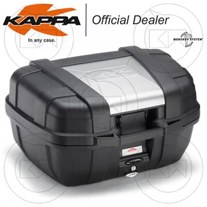BAULETTO KAPPA MONOKEY KGR52 GARDA COVER STILE ALLUMINIO 52 LT MOTO UNIVERSALE - Foto 1 di 6