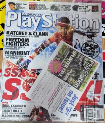 Official U.S. PlayStation Magazine SSX 3 - October 2003 Issue 73  sealed w/ Demo - Image 1 of 2