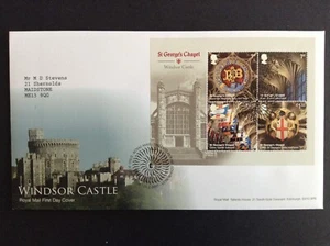 GB QEII 2017 Windsor Castle M/Sheet on Addressed First Day Cover Tallents House - Picture 1 of 1