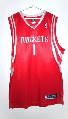 Camiseta deportiva Reebok Houston Rockets Tracy McGrady auténtica roja de carretera 44 grande Foto 1 de 4