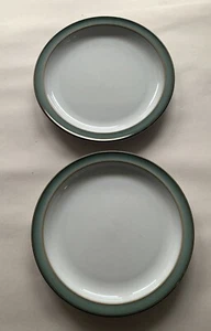 2 Denby Regency Green tea plates 6.75 inches - Picture 1 of 4