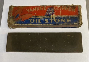Vintage Yankee Clipper Oil Stone Knife Tool Sharpening Hone - Picture 1 of 12