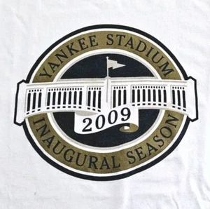 T-shirt MLB NY Yankees Yankee Stadium saison inaugurale baseball XL supercuts - Photo 1/8