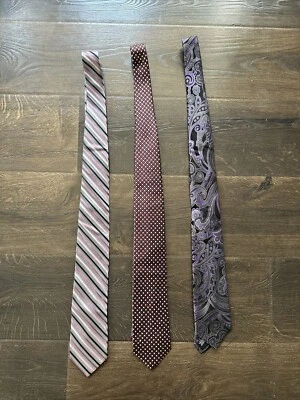 Lote de 3 Corbatas Croft & Barrow - Corbata Poliéster - Para Hombre - Envío Gratis Foto 1 de 4