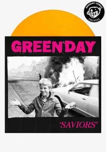 Green Day Saviors LP Vinyl Record Orange Tangerine Newbury Comics /1000 Numbered - Picture 1 of 1
