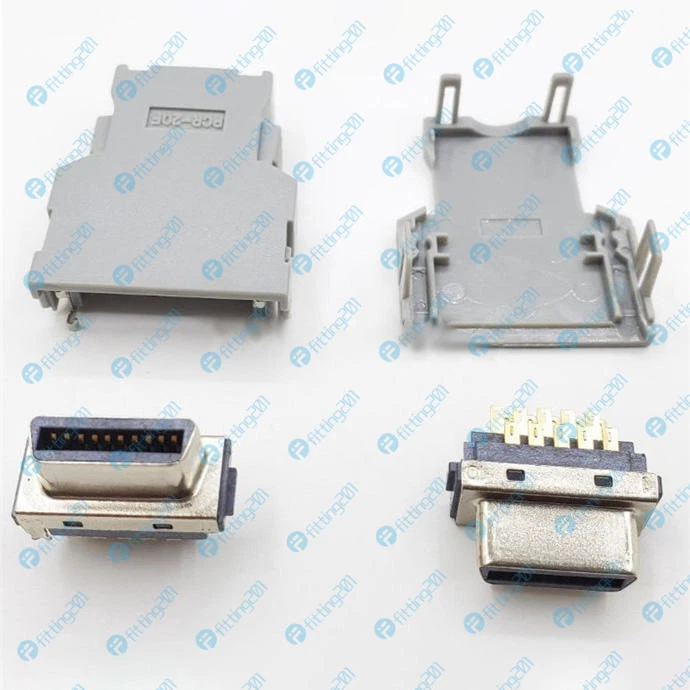 1piece For FANUC PCR-E20FA CNC Lathe Encoder Plug 20-pin Connector New - Image 1 of 1