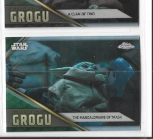 Journey of Grogu 2023 Topps Star Wars Chrome jg-10 The Mandolorians of Trasks - Picture 1 of 1