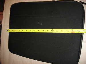 SOLO Computer Case, 13"x17" Dual Zippered,Travel Protector,Black - Picture 1 of 8