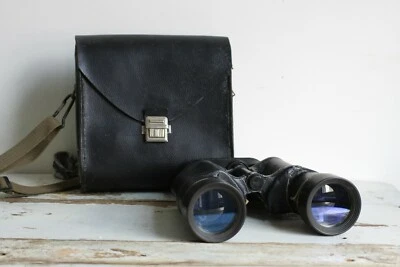 Ledergebundenes russisches Vintage 7X50 Fernglas mit Etui - Bild 1 von 4