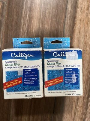 Culligan Replacement Faucet -2 Filters  FC-2 Cartridge For Model FF-100A - Image 1 of 3