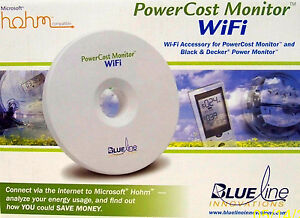 Blue Line Innovations MicroSoft Hohm WIFI Power Cost Monitor #BLI-31100 - NEW