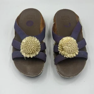 "FITFLOPS" lila rosa Zehenstegsandalen Slipper Blumenmuster Blumen Damengröße 8 - Bild 1 von 12