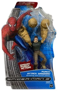Figura de acción Spider-Man 3 Punch Attack Sandman con Smashing Sand Punch NUEVA 2007 - Imagen 1 de 5