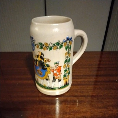 Augustiner Bräu Festkrug Oktoberfest 2008 Bierkrug 1 L  Rattelmüller top  - Bild 1 von 4