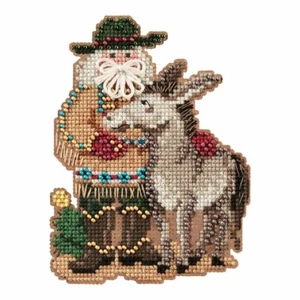 Desert Santa Beaded Ornament Kit Mill Hill 2011 Southwest Santas - Picture 1 of 3