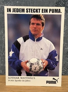 Lothar Matthäus | Karte - Ohne Signatur | Puma "Sportler des Jahres" - Bild 1 von 2