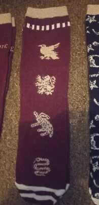 H**** Calcetines Potter Casa Hogwarts talla 4-8 Nuevo Primark tobillo rojo brillo Foto 1 de 3