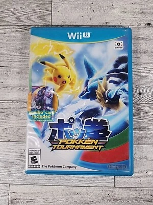 Pokemon Pokken Tournament Wii U (Nintendo 2016) Video Game  - Image 1 of 3
