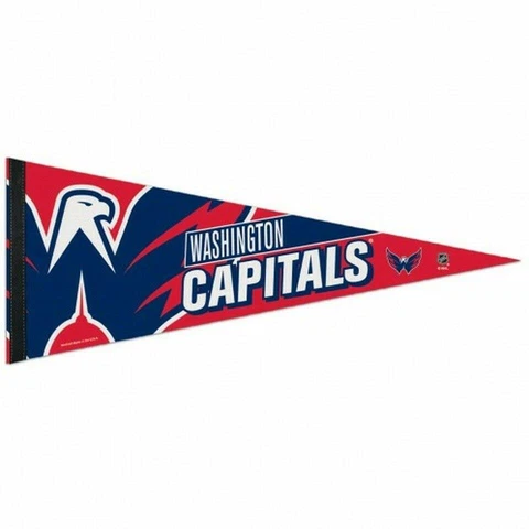 Washington Capitals 12x30 Premium Wool Pennant [NEW] NHL Sign Banner Wall Cave Cover