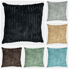 Jumbo Cord Cushion Covers Throw Sofa Pillow Cases Striped 16" 18" 20" 22" 24" UK
